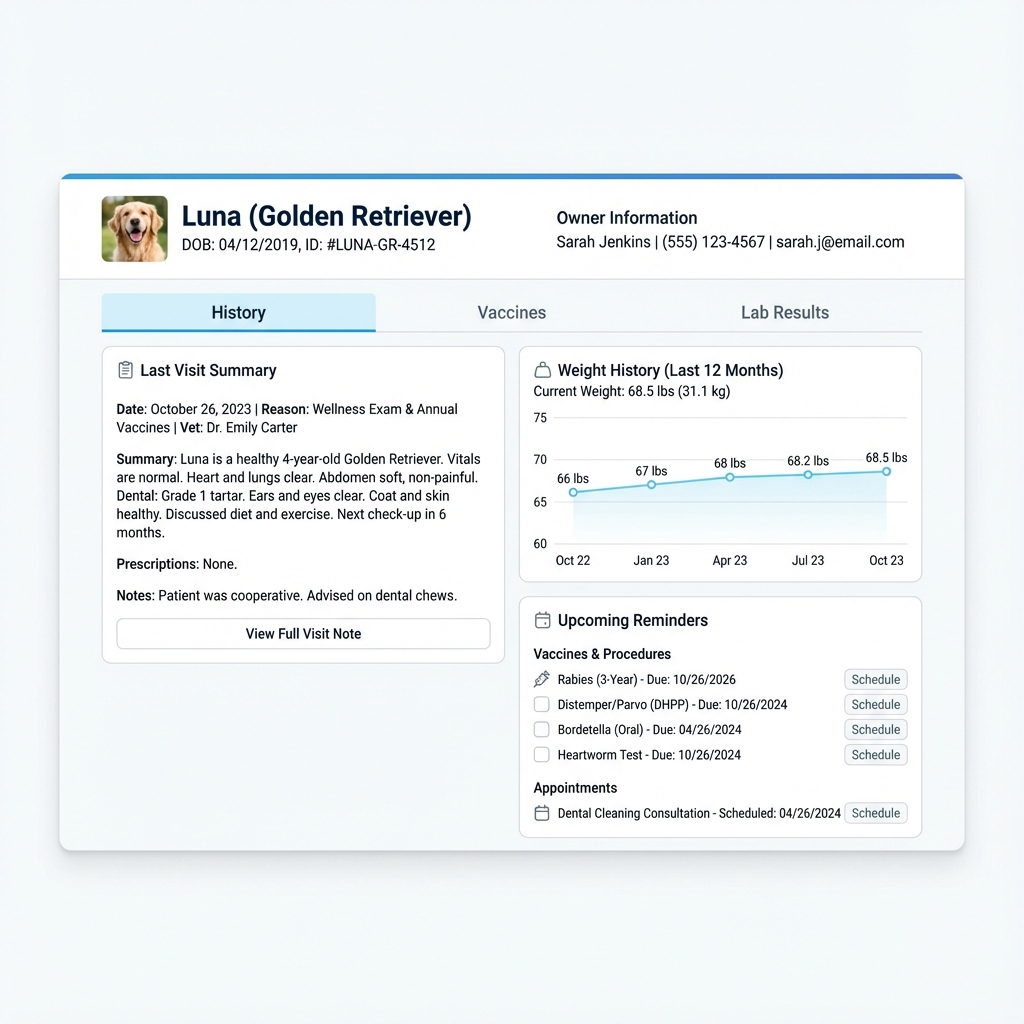 Software de Gestión Veterinaria