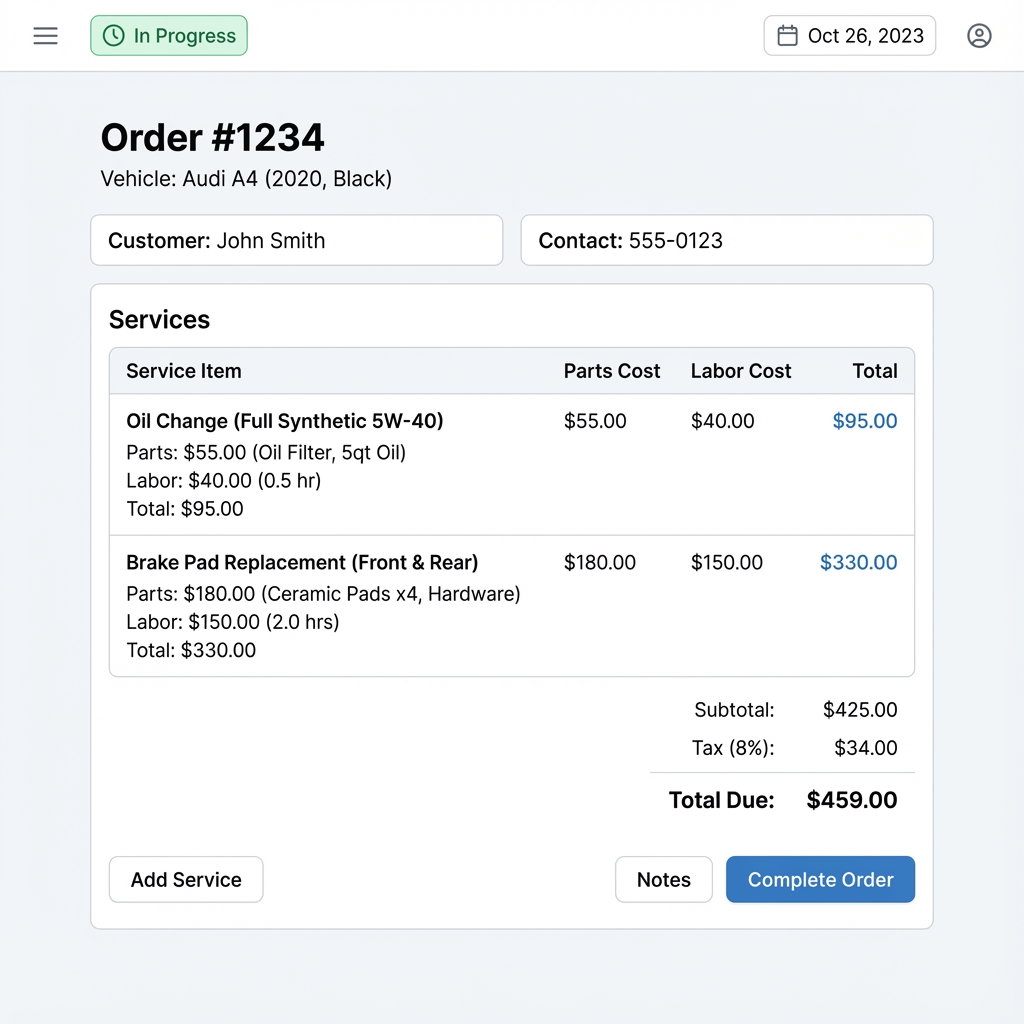 Software para Talleres Mecánicos